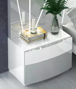 Тумба прикроватная fenicia (fenicia mobiliario) белый 60.0x39.6x45.4 см.