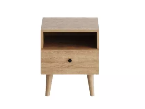 Тумба прикроватная frida (ogogo) бежевый 40x46x35 см.