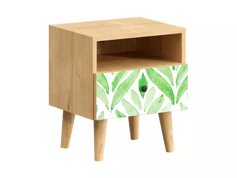 Тумба прикроватная frida (ogogo) зеленый 40x46x35 см.