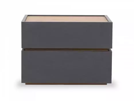 Тумба прикроватная licata (ogogo) серый 47x34x42 см.