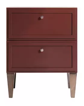 Тумба прикроватная norton (r-home) красный 55x70x40 см.