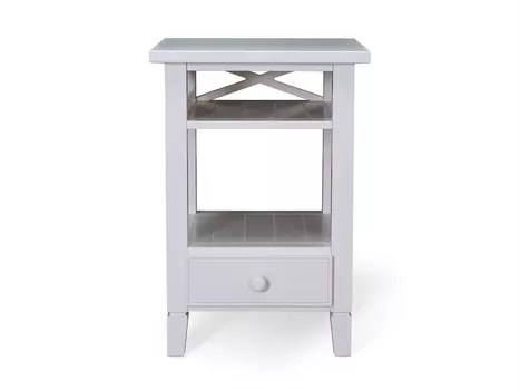 Тумба прикроватная «океан» (artt) белый 45.0x65.0x45.0 см.