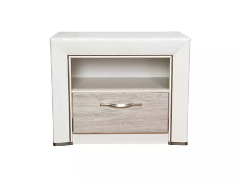 Тумба прикроватная olivia 1s (анрэкс) серый 56x45.1x36.3 см.