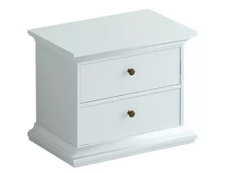 Тумба прикроватная reina (ogogo) белый 62x50x40 см.