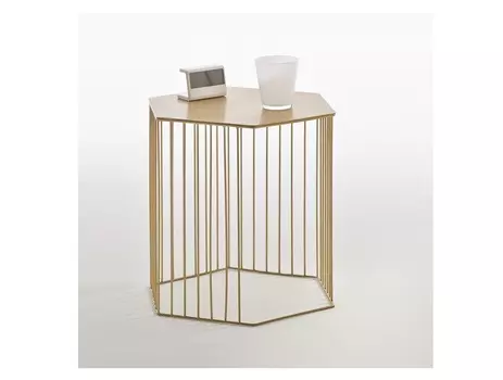 Тумба проволочная topim (laredoute) золотой 41x40x36 см.