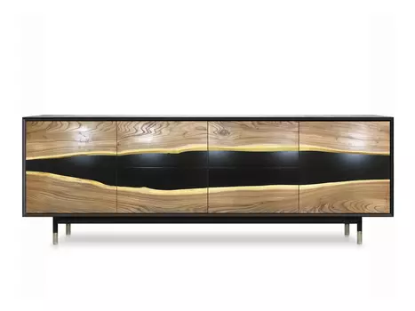 Тумба quagga (acwd) коричневый 203x69x50 см.