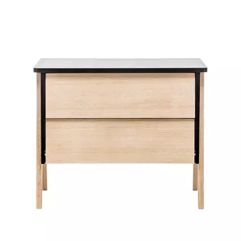 Тумба широкая сканди (leset) бежевый 75x62x45 см.