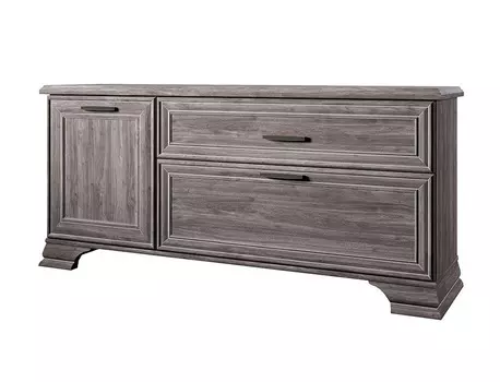 Тумба tiffany rtv 2d1s (анрэкс) коричневый 130x63x37 см.