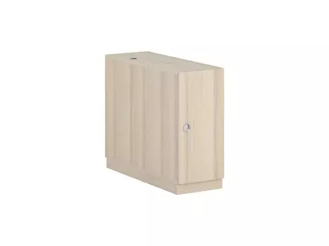 Тумба uno (ogogo) бежевый 36x81x98 см.