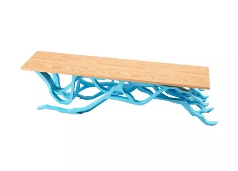 Тумба void (odingeniy) голубой 194.0x50.0x40.0 см.