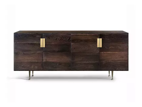 Тумба высокая bullwood (acwd) коричневый 202x80x50 см.