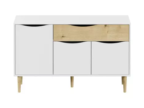 Тумба высокая like (ogogo) белый 133x81x40 см.