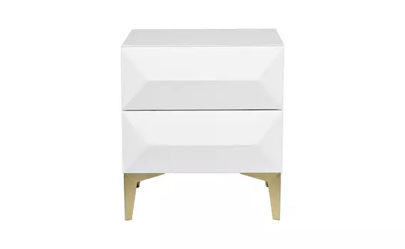 Тумбочка белая (garda decor) белый 50x57x45 см.