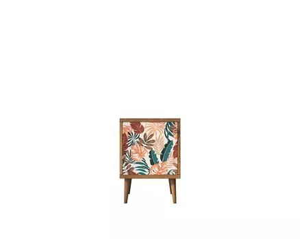 Тумбочка berber (etg-home) оранжевый 50x50x35 см.