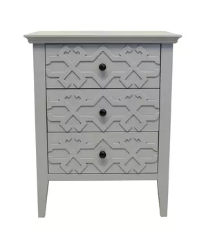 Тумбочка friz grey (mak-interior) серый 52x66x41 см.