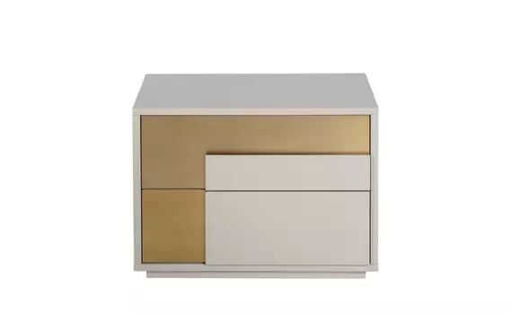 Тумбочка прикроватная debby (правая) (garda decor) серый 60x45x42 см.