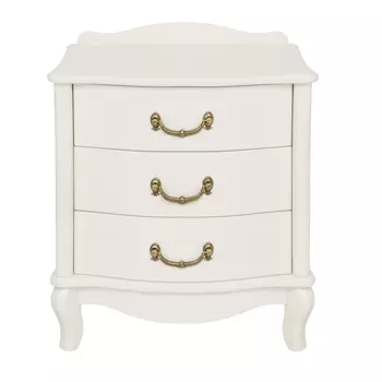 Тумбочка прикроватная джульетта (leset) белый 50x57x40 см.
