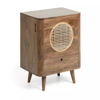 Тумбочка прикроватная geraldine (la forma) коричневый