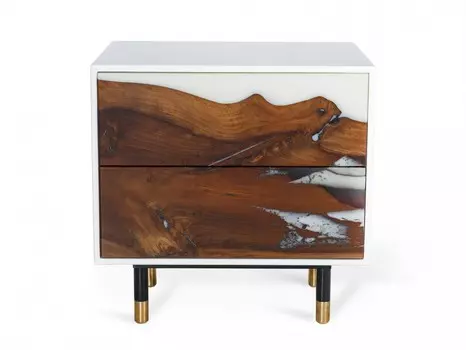 Тумбочка twister (icon designe) белый 60x34x41 см.