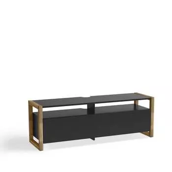 Тв-тумба с откидной крышкой compo (laredoute) черный 120x40x33 см.