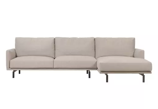 Угловой трехместный диван galene (la forma) бежевый 314x94x166 см.