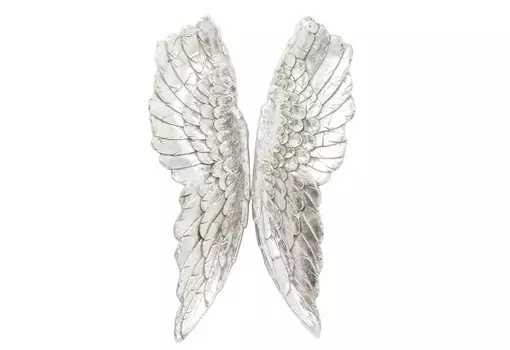 Украшение настенное angels wings (kare) серебристый 61x106x5 см.