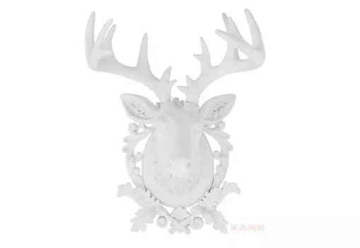 Украшение настенное deer (kare) белый 45x68x44 см.