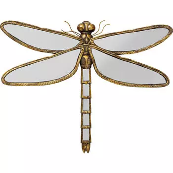 Украшение настенное dragonfly (kare) золотой 58x71x6 см.