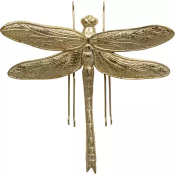 Украшение настенное dragonfly, коллекция стрекоза 53932 (kare) золотой