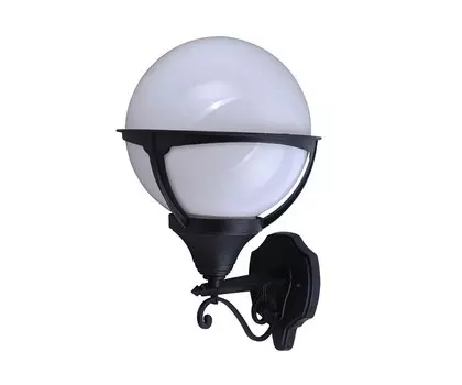 Уличный настенный светильник (arte lamp) черный 27x45x30 см.