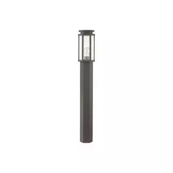 Уличный наземный светильник gino (odeon light) черный 13x100x15 см.