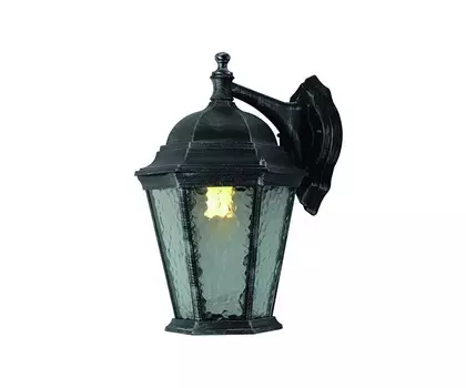 Уличный светильник (arte lamp) черный 24x56x27 см.