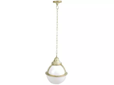 Уличный светильник (arte lamp) золотой 37 см.