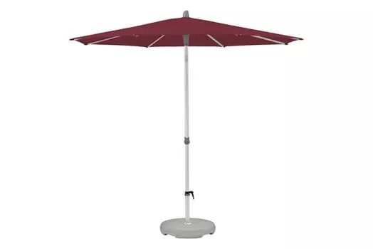 Уличный зонт alu-smart (glatz) красный 200x246x200 см.