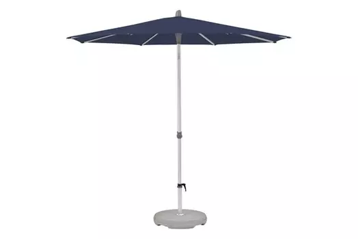 Уличный зонт alu-smart (glatz) синий 200x247x200 см.