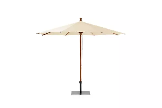 Уличный зонт piazzino easy (glatz) бежевый 300x275x300 см.