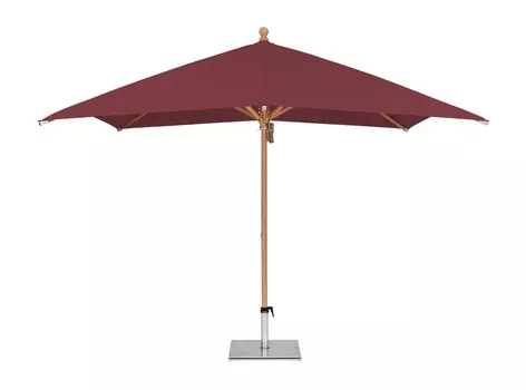 Уличный зонт piazzino (glatz) красный 300x275x300 см.