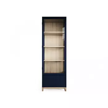 Узкая витрина case (the idea) черный 58x190x45 см.