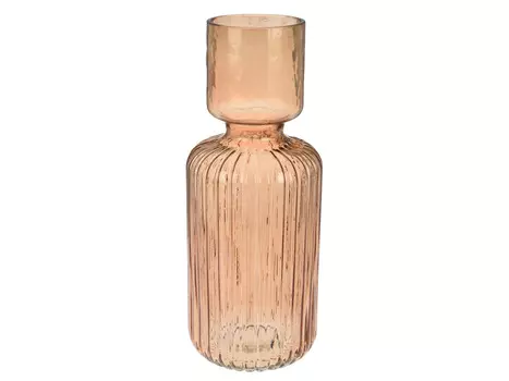 Ваза ambra glass (ogogo) оранжевый 30 см.