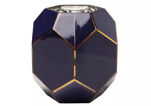 Ваза art pastel (kare) синий 23x22x23 см.