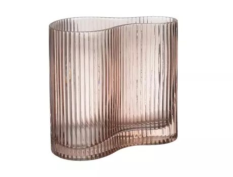 Ваза bayless (to4rooms) розовый 16x15x10 см.