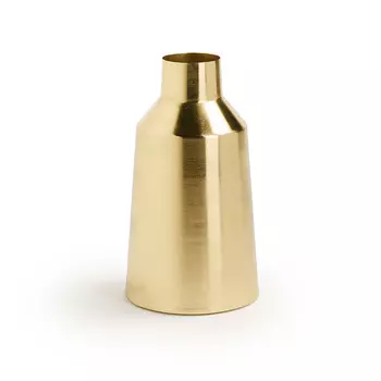 Ваза carmen (la forma) золотой 26 см.