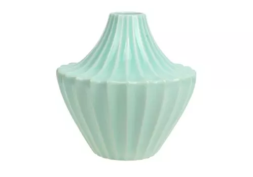 Ваза декоративная (farol) голубой 21.0x21.0 см.