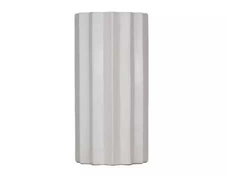 Ваза декоративная (valditaro) белый 33 см.