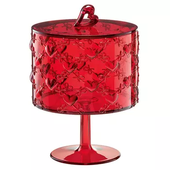 Ваза для десертов love большая (guzzini) красный 15x22x15 см.