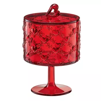 Ваза для десертов love малая (guzzini) красный 10x16x10 см.