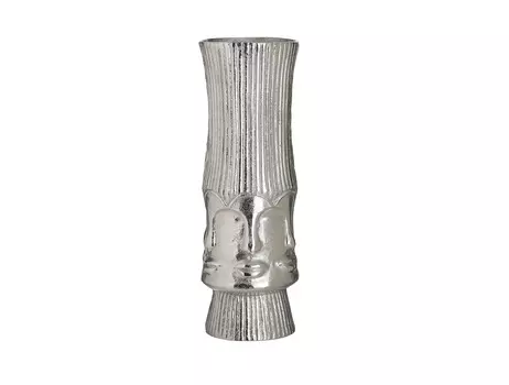 Ваза face line (to4rooms) серебристый 35 см.