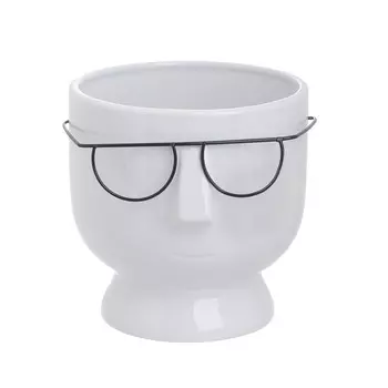 Ваза face overjes (to4rooms) белый 16 см.