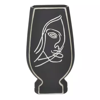 Ваза face (to4rooms) белый 13x26x7 см.