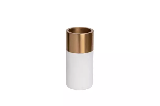 Ваза (garda decor) серый 21 см.